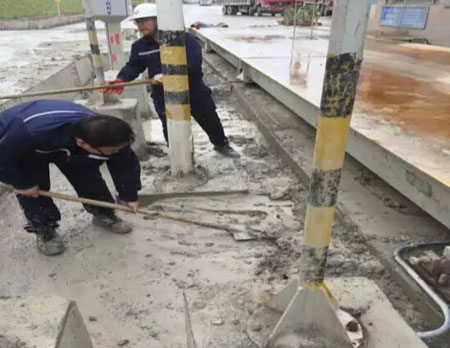 上門(mén)檢修玉田公司地磅秤數(shù)據(jù)不穩(wěn)